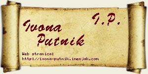 Ivona Putnik vizit kartica